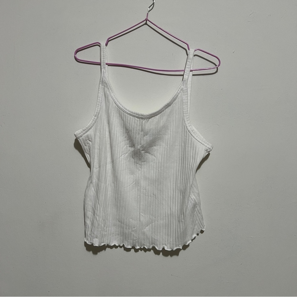 White tank top